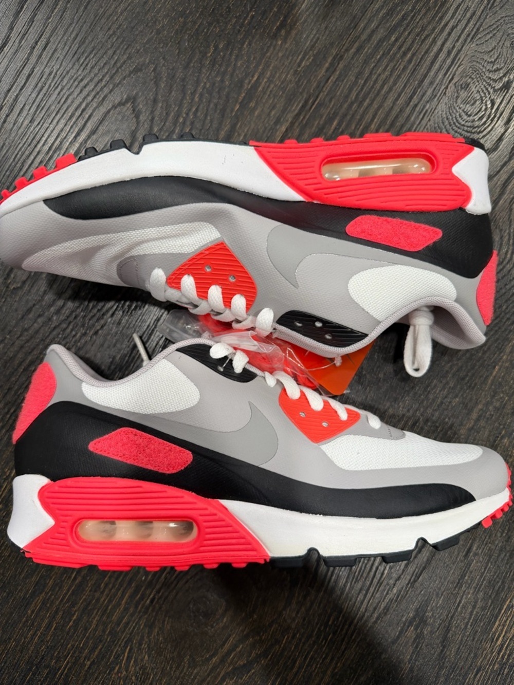 Nike Men's Air Max 90 V SP Patch White/Infrared Sz 8.5 new